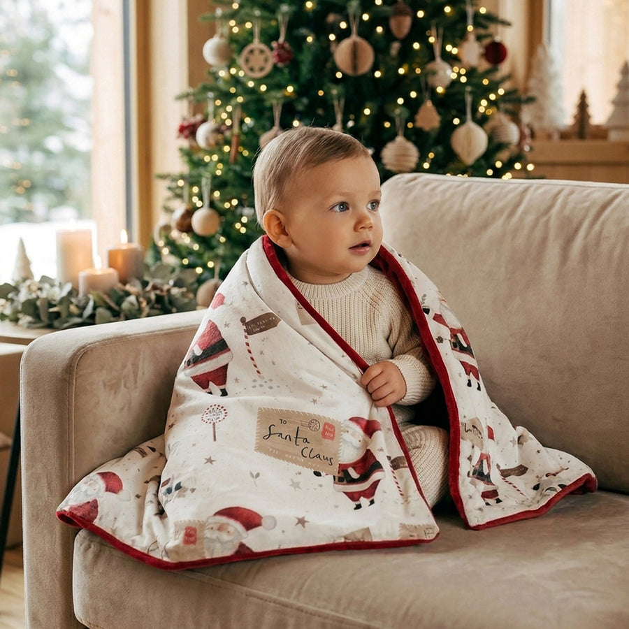 Santa Claus Baby Snuggle Blanket