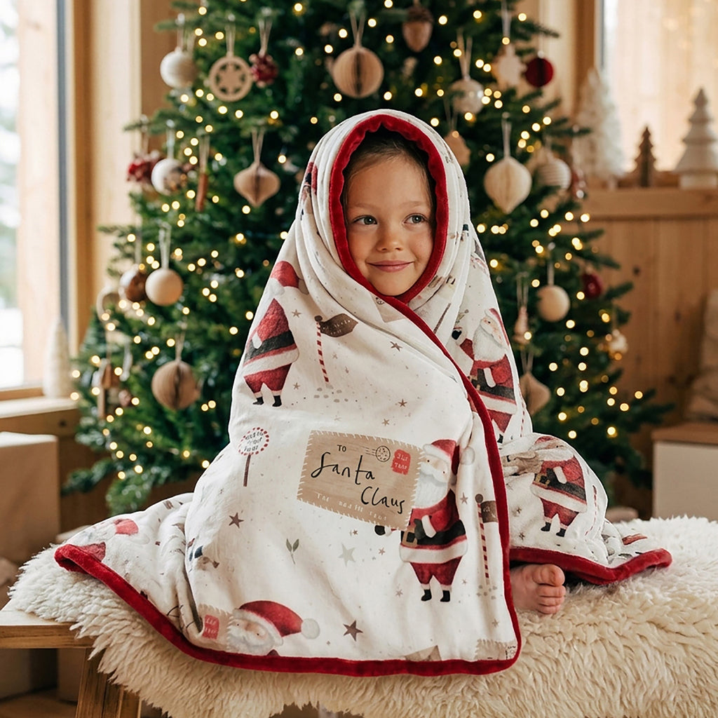 Santa Claus Toddler Snuggle Blanket